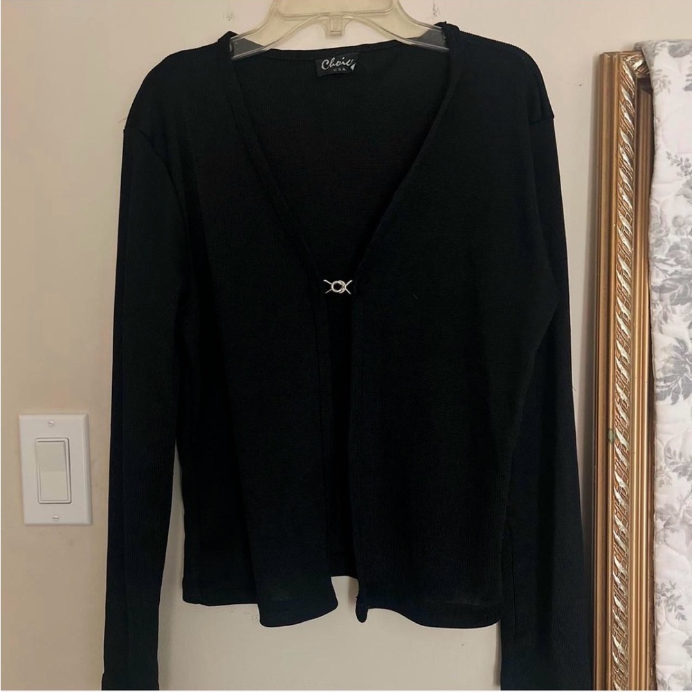 Chic Classic Black Sweater